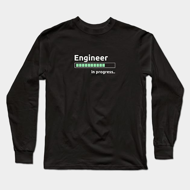 Engineer in progress Long Sleeve T-Shirt by Science Design